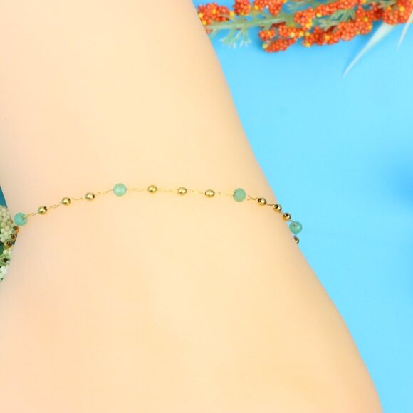 Elegant Handmade Anklet – Perfect for Women & Girls | Ideal Gift Option, DYC1373 - Picture 2 of 7